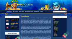 Desktop Screenshot of amaticcasino.com
